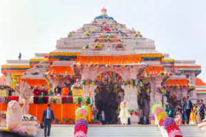 A Glimpse into the Majestic Ram Mandir Inauguration in Ayodhya