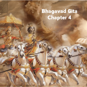 Bhagavad Gita Chapter 4