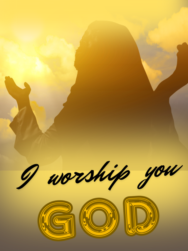 I Worship You God