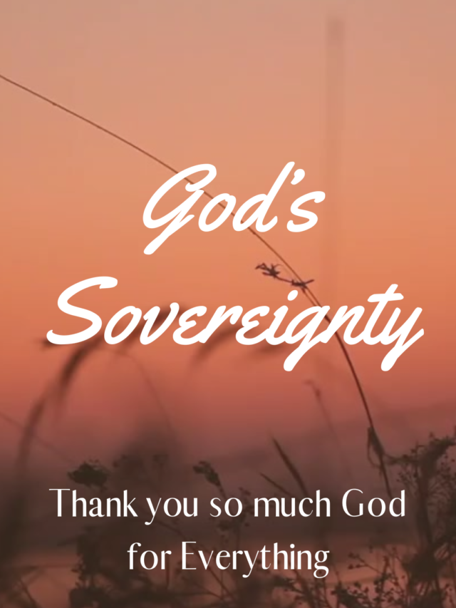 God's Sovereignty