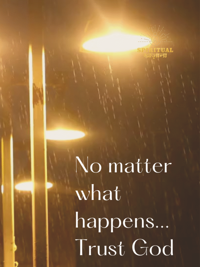 No matter what happens… Trust God