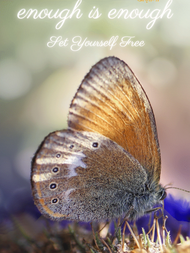 Enough is Enough – Set Yourself Free